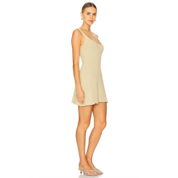 WeWoreWhat Scoop Neck Sequin‎ Mini Dress Pale Gold Size L - Picture 12 of 12